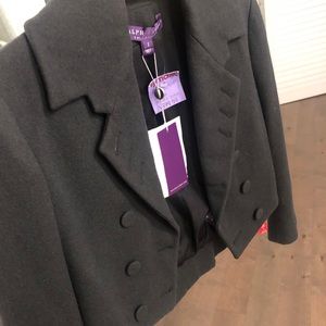 NWT Ralph Lauren, purple label high end blazer